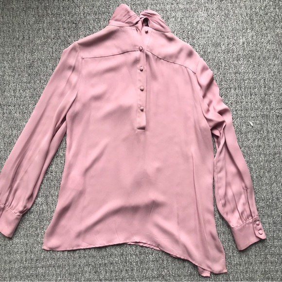 Judith & Charles pink, size 6 silk blouse - Picture 4 of 4